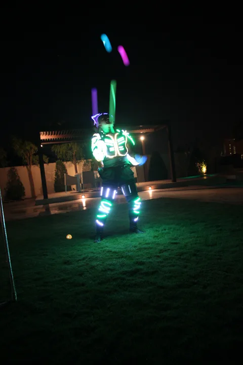 LED Performer and Juggler