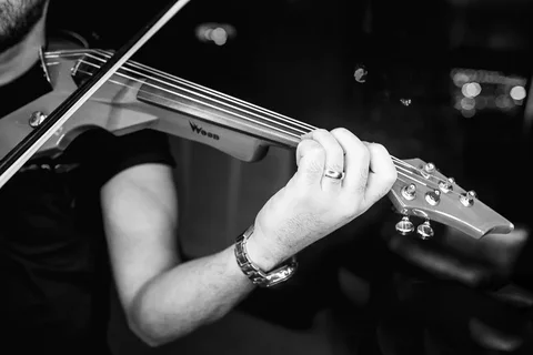 Male Electric Violinist