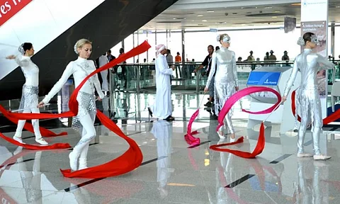 Ribbon Acrobats