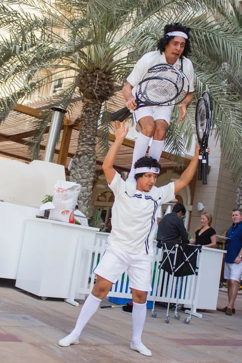 Tennis Juggling Show