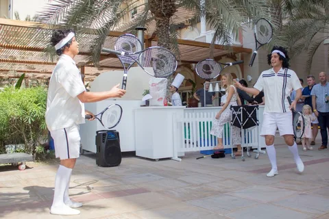 Tennis Juggling Show