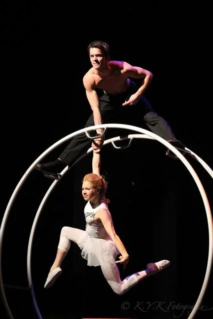 German Wheel and Cyr Acrobats