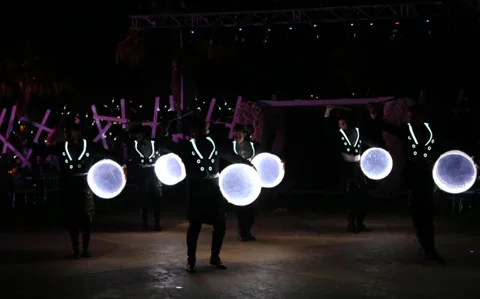LED Arabic Drummers