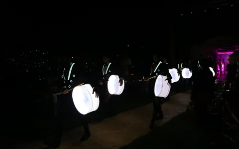 LED Arabic Drummers