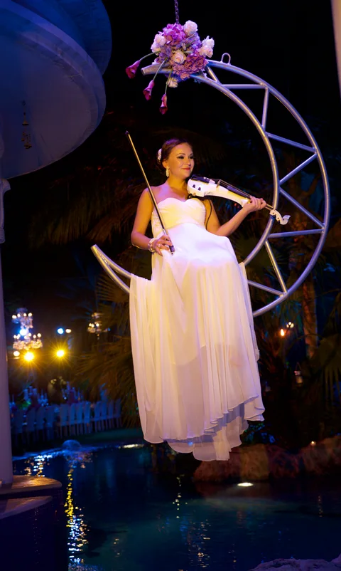 Violinist on the Moon