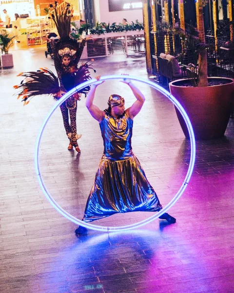 LED Cyr Wheel Artist