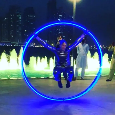 LED Cyr Wheel Artist