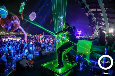 Laser Man Show with El Wire