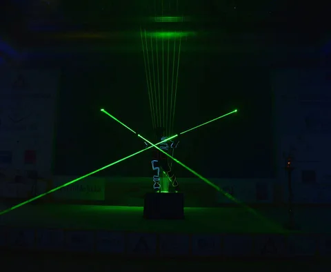 Laser Man Show with El Wire
