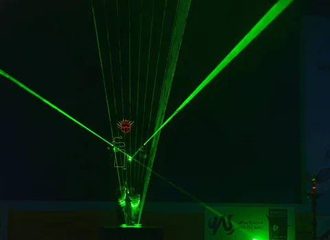 Laser Man Show with El Wire