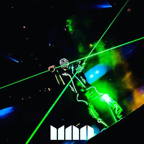 Laser Man Show with El Wire